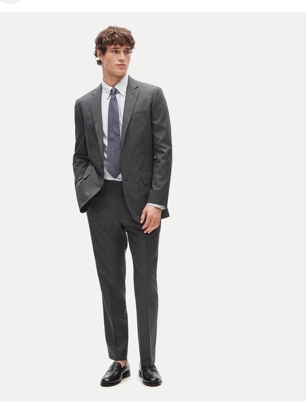 J. Crew Ludlow Men's Gray Two-Piece Suit